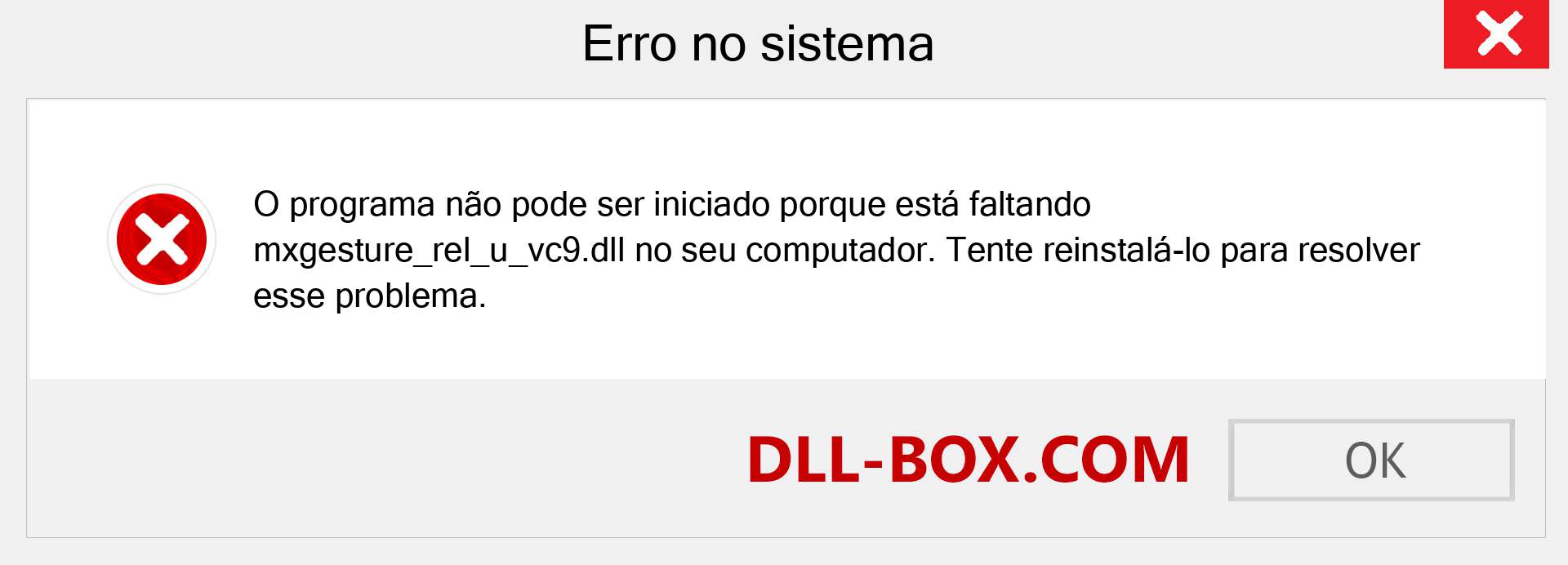 Arquivo mxgesture_rel_u_vc9.dll ausente ?. Download para Windows 7, 8, 10 - Correção de erro ausente mxgesture_rel_u_vc9 dll no Windows, fotos, imagens